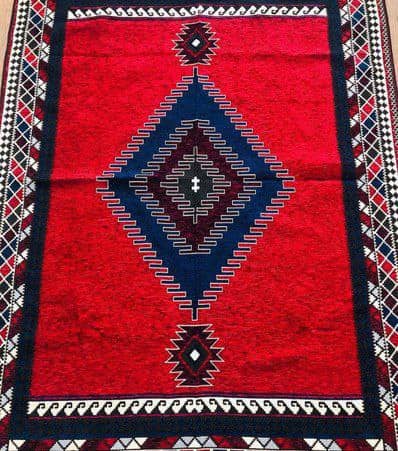 روفرشی مخمل طرح خشتی + طراحی هنری